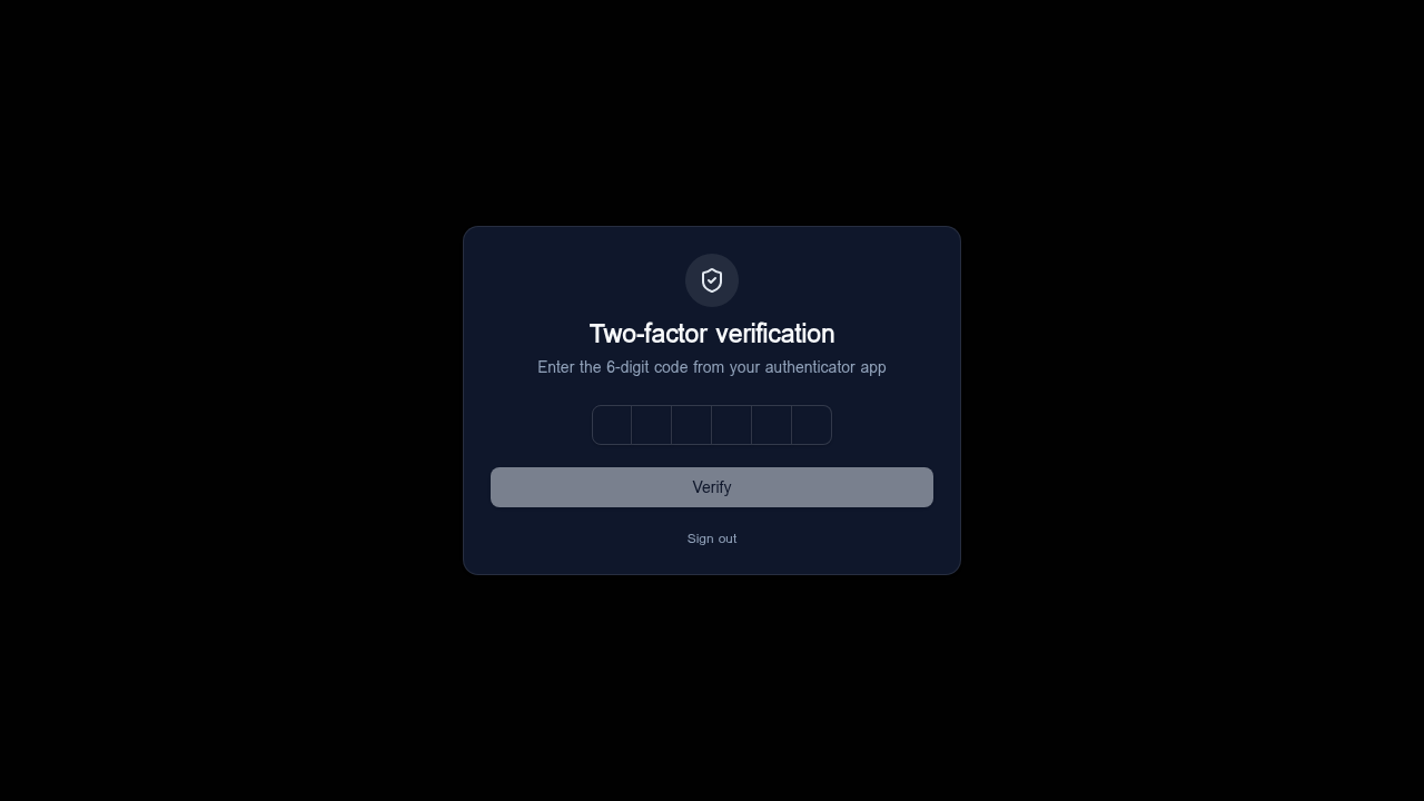 2FA verification